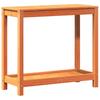 Plant Table with Shelf 82.5 x 35 x 75 cm Solid Pine Wood