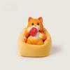 New Partyanimals Anime Figure Party Animal Lying Win Series Handmade Cute Cat Duck Collection Figure Desktop Ornament Toy Gifts