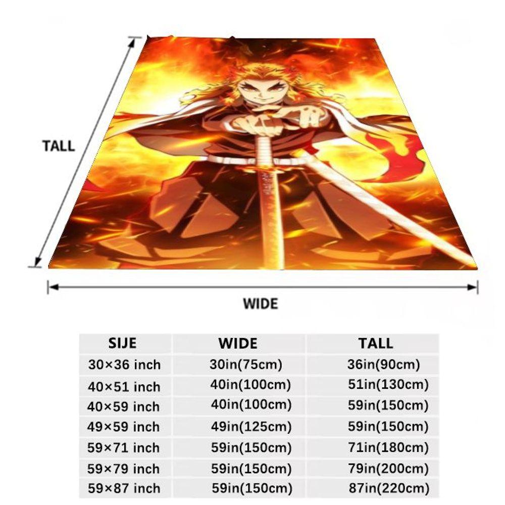 Anime Character with Fiery Energy Blanket - Dynamic Design Featuring Confident Anime Hero with Long Blonde Hair and Sword Surrou