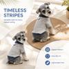 Stylish and Cool Dog Striped Shirt Crew-Neck Dog T Shirts Cat Outfit Dog Two Legged Clothes  Autumn