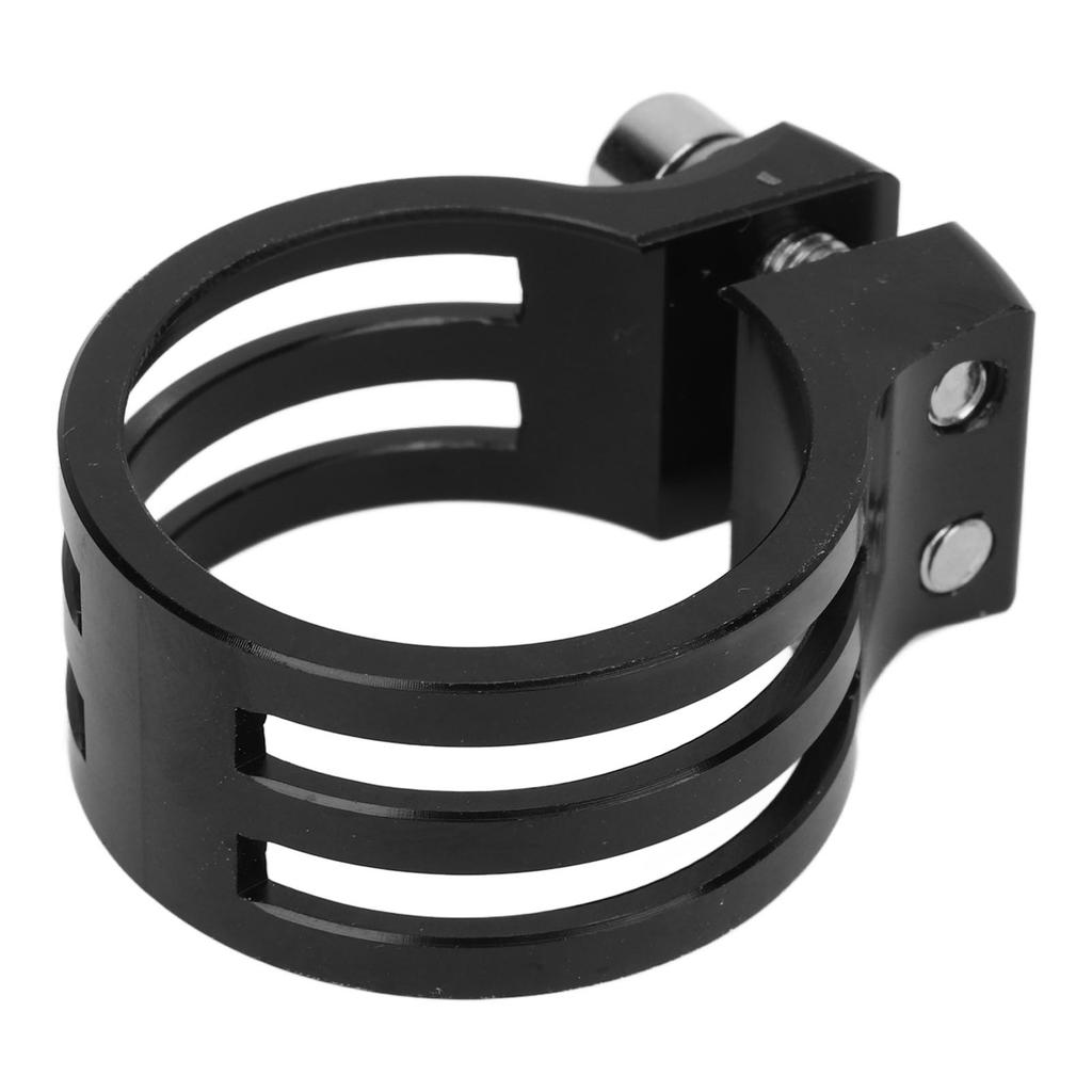 Bike Seat Post Clamp Aluminum Alloy Quick Release 34.9mm Carbon Fiber Bike Seat Clamp for MTB Bike
