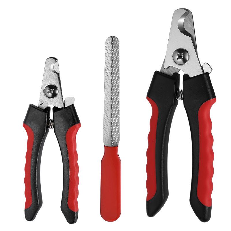 Pet Nail Clippers & Trimmers Set for Dogs & Cats - All Sizes