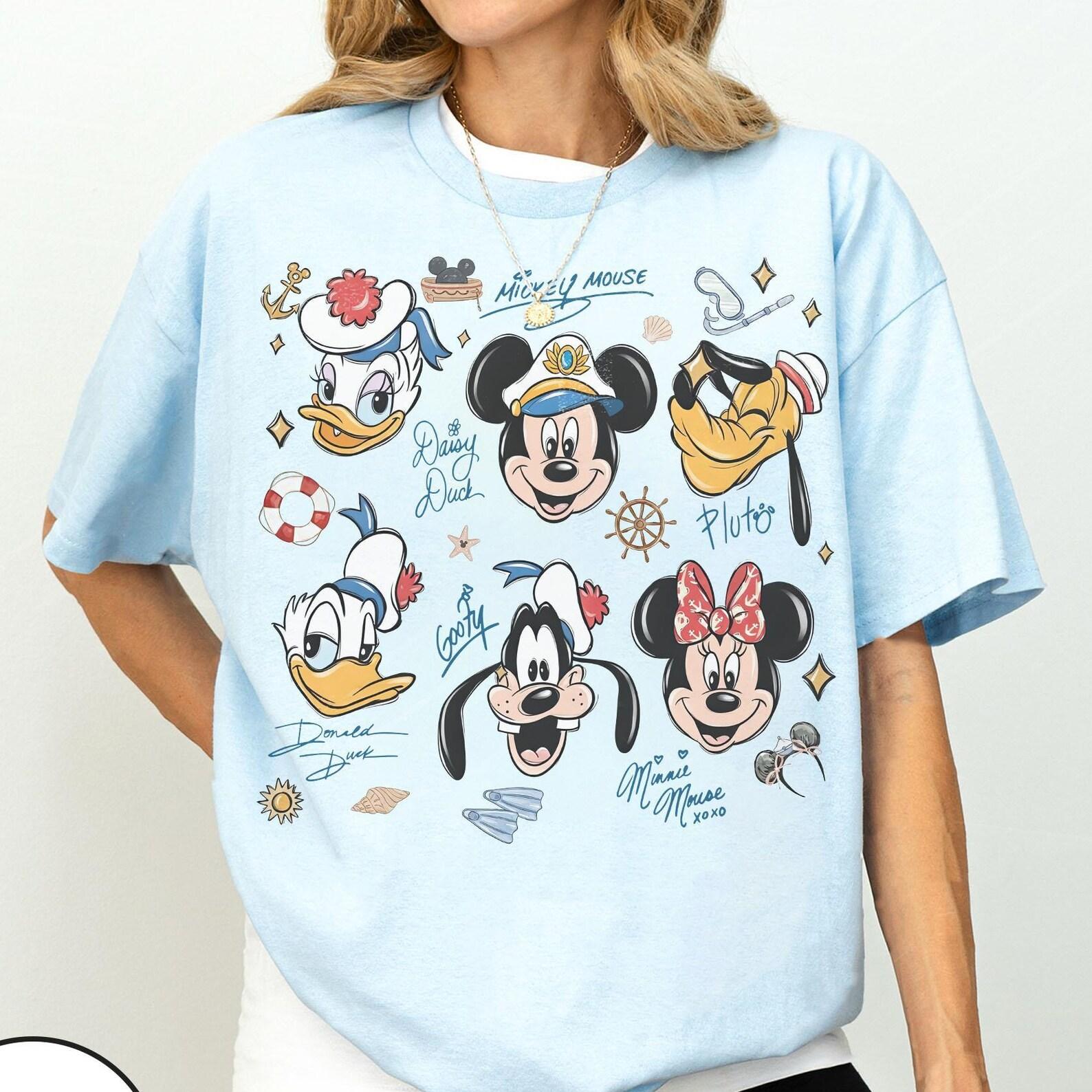 Comfort Colors Disney Mickey & Friends Cruise Line 2026 Shirt, Family Cruise Trip Tees, Let s Cruise, Disney Wish Dream Magic Wonder Destiny 3XL