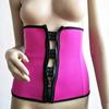 Solid Color Zipper Body Shaping Waist Gathers Stereotypes Adjustable Abdomen Belt Corset Women