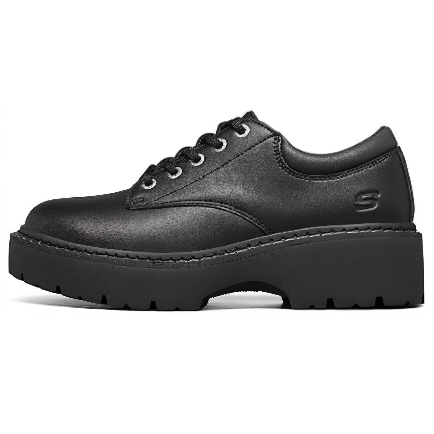 Skechers Comfortable Versatile Low-Top Casual Shoes Women sneaker Black 44380-BBK 36