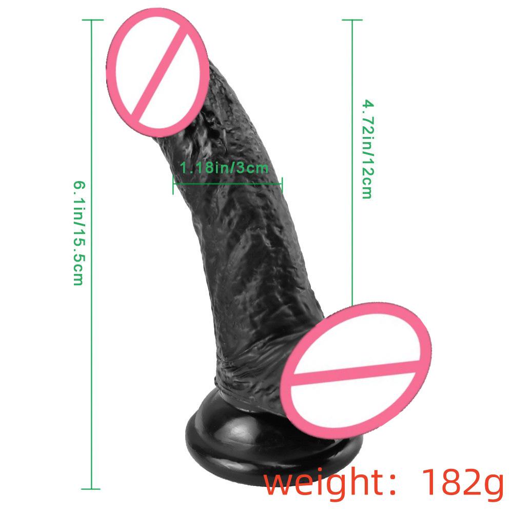 Little Moon Transparent Crystal Beginner's Suction Cup Dildo Vibrator