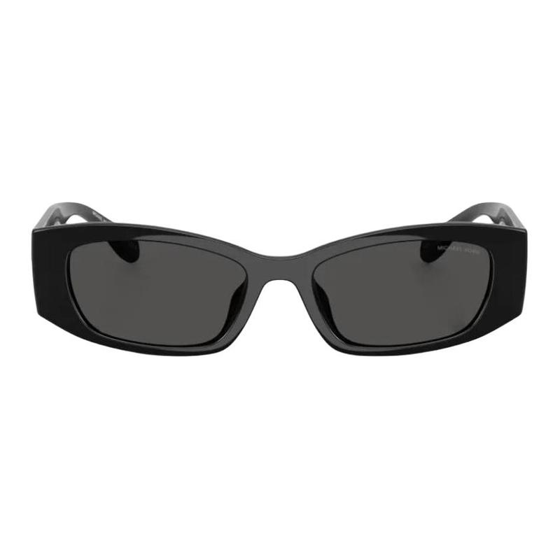 Michael Kors Temple Logo Acetate Cat Eye Sunglasses Women's Black