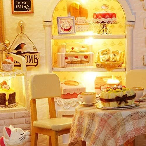 Dollhouse Building Kit, Handmade Kit, Craft Set, Cat Craft, Miniature, Cute (Cake Shop)