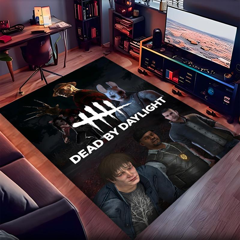 Dead Daylight Polyester Carpet, Soft Indoor Mat for Office Chair, Living Room, Computer Desk - Decorative Home Office Rug Design