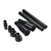 Watering Nozzle head Sprinklers Pool Tip 8pcs Set Black Home Multifunctional