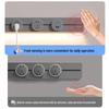 Movable Sliding Track Power Strip with Sensor Light for Kitchen & Dining Room