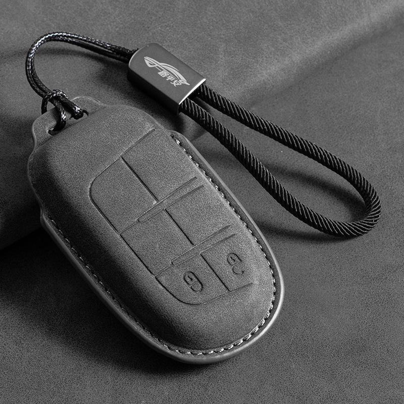 Jeep Key Case Woven Rope for Compass, Cherokee, Renegade, Grand Commander, Grand Cherokee