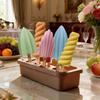 Sanxin 6-Spiral Silicone Mold for Homemade Ice Cream Popsicles