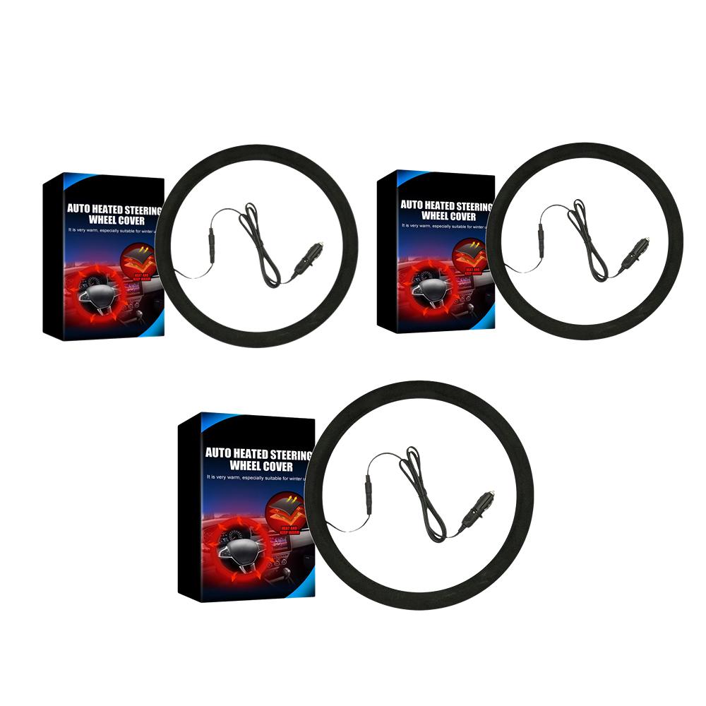 Beheizte Lenkradabdeckung, komfortabler elektrischer Auto-Lenkradschutz, rutschfeste Griffabdeckung, Winterhand