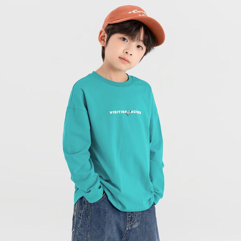 Duoduo Home Boys' Trendy Print Pure Cotton Long Sleeve T-Shirt