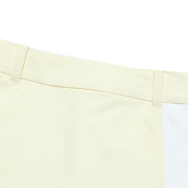 New FILA Golf Series SS24 Casual Short Skirts Women's Pear Blossom Yellow A11W425313FYE