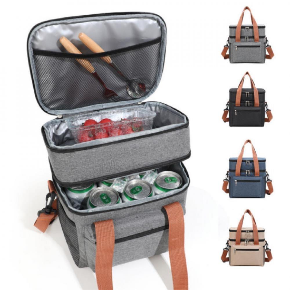 New ArrivalS Open Run Women S Waterproof Pvc 2 Layer inSulated Lunch Bag