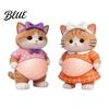 Silicone Bumper Protector 1 Pair 3D Elastic Belly Animal Sticker Anxiety Stress Relief Cartoon Safety Decal with Fat Tummy Pinch Anti-collision Dog