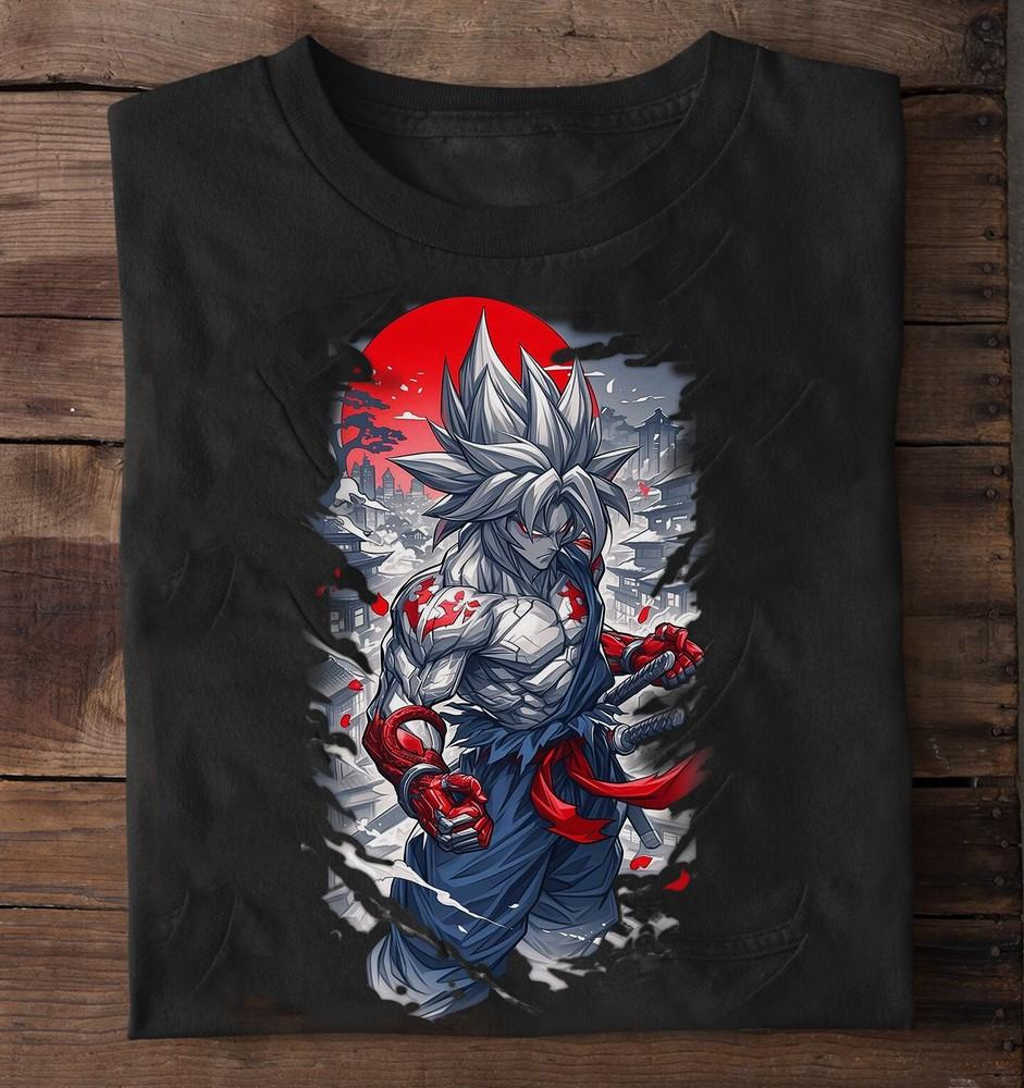 

Dragon ball shirt- anime shirt- vegeTa goku - gogeta shirt 4XL
