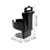 LIFKOME Car Drink Multifunctional Hanging Cup Suitable for Rear Seat and Door Side Car Interior Storage Organizer Holder, Adjustable, Holder, Black,