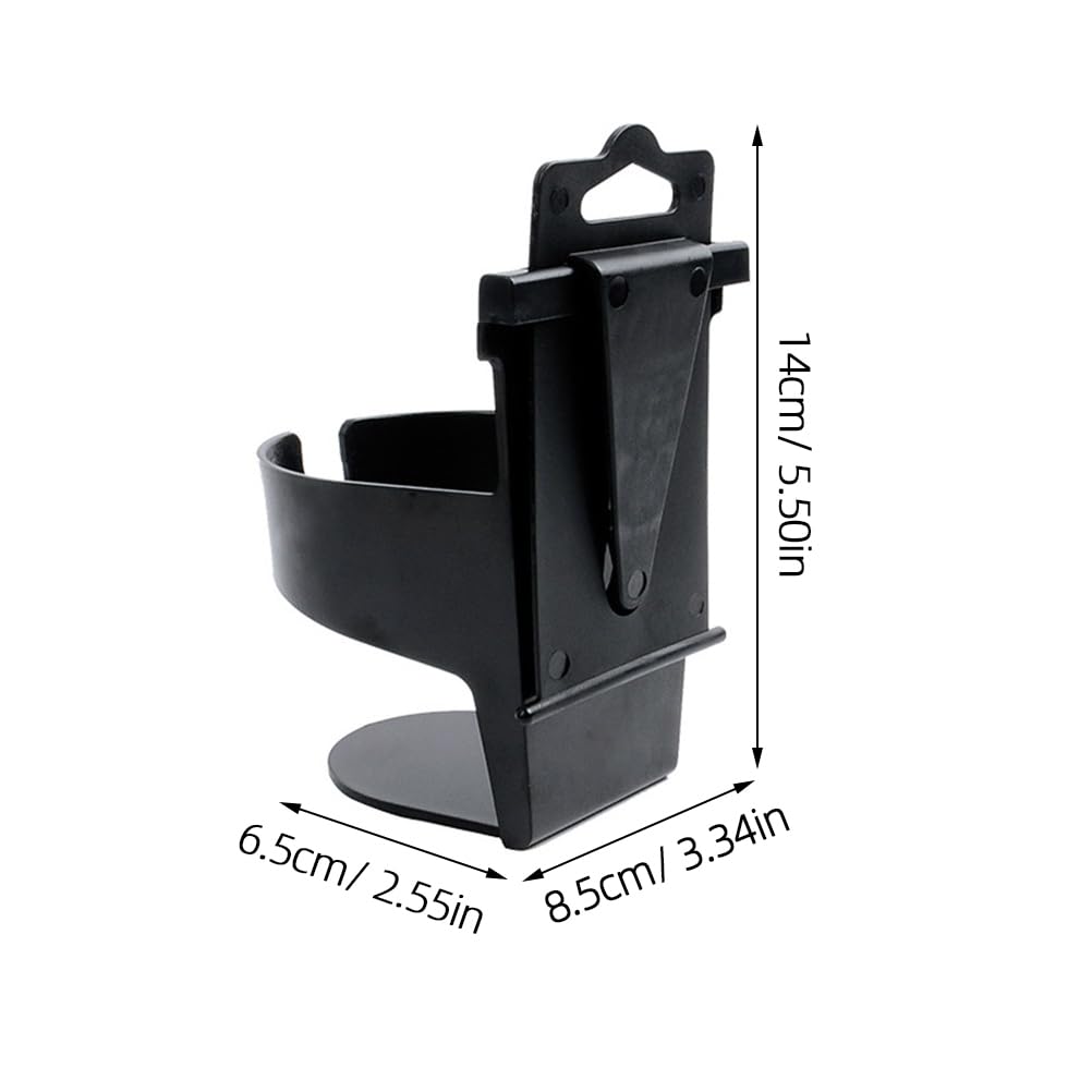 LIFKOME Car Drink Multifunctional Hanging Cup Suitable for Rear Seat and Door Side Car Interior Storage Organizer Holder, Adjustable, Holder, Black,