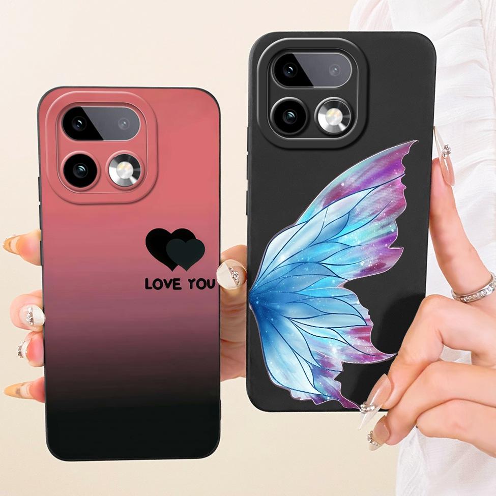 For Realme 16 Pro Plus Case Cover Cute Kawaii Luxury Fashion Flowers Painted Silicone Casing For Realme RMX5131