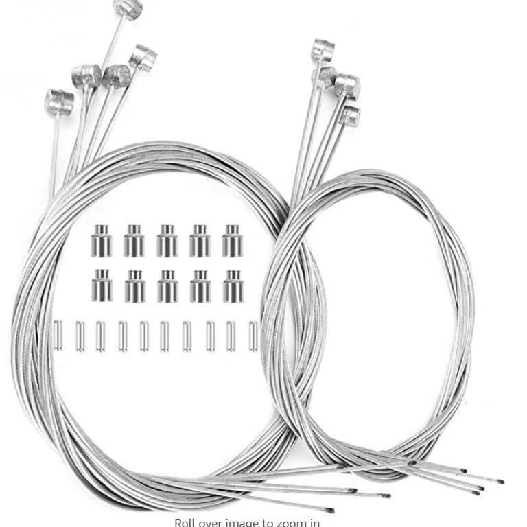 Bicycle Brake & Shifter Cable Housing Set - Universal 5mm/4mm for Mountain/Road Bikes
