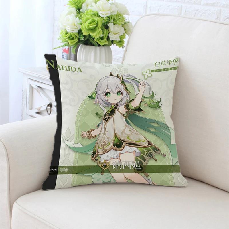 Genshin Impact Pillowcase Decorative Pillows For Sofa Anime Pillow Cover Cushion Cushions Home Decor 45X45 Covers Bed Throw Hugs