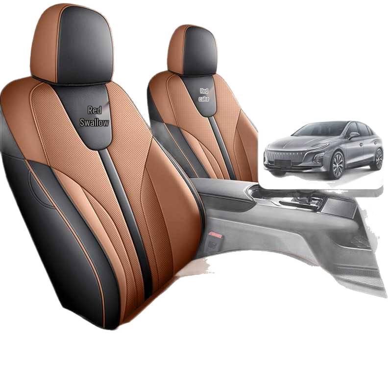 2025 Hongqi EQM5 Breathable Full Coverage Car Seat Covers, Special Fit for Model 610km PLUS.