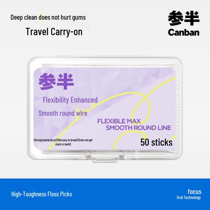 Canban High Tenacity Dental Floss Picks, 100 Count