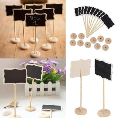 1 Stück Mini Tafel Kreidetafel Wordpad Nachrichten Notiz Memoboard Halter Clip Zuhause Haus Party