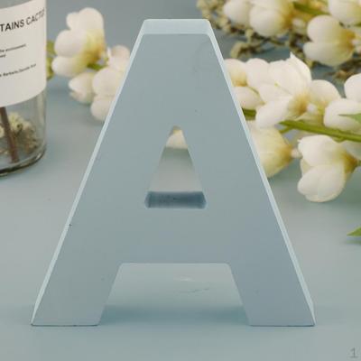 DIY Wooden House Decoration Wood Letter 26 English Alphabet Number Wedding Crafts