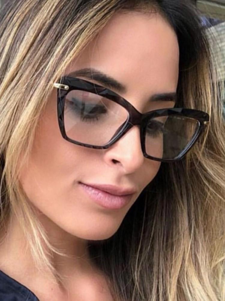 New Sexy Cat Eye Glasses Women Transparent Vintage Designer Eyewear Clear Optical Frame Oculos Fashion Accessory