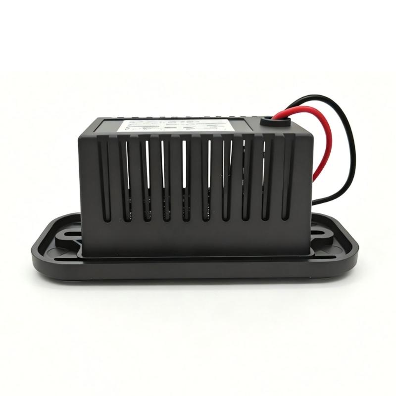 Panel Screw Mount USB Power Panel with Battery Readout, 6 Port Car Interior Chargers Socket with Front Button and Flush Face for Daily Charging