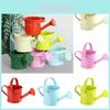 Elegant Beige Mini Flower Kettle Water Spraying Metal Pot For Home Decor