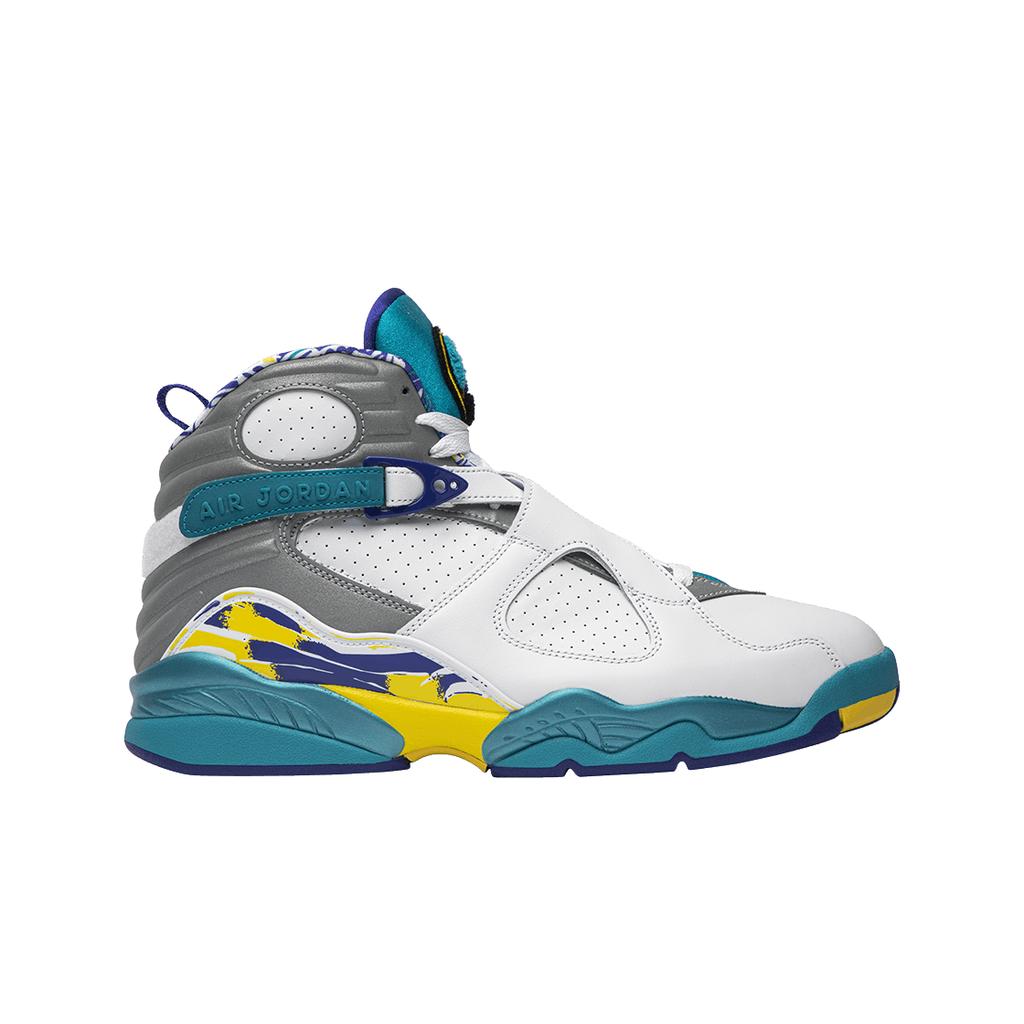 (w) Jordan 8 Retro White Aqua 2019
