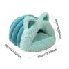 Cat Bed - Non-Slip Sleeping Bag, Washable, Warm, Comfortable, Self-Warming, Pet Bed, Kitten, Shelter