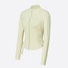 Women's Spring Slim Fit Quick-Dry Yoga Running Zipper Cardigan Long Sleeve Sunscreen Jacket