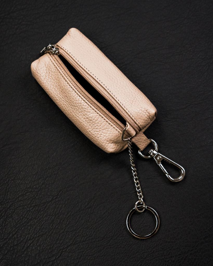 Leather key case SKL-001-NDM-6004 D.Beige