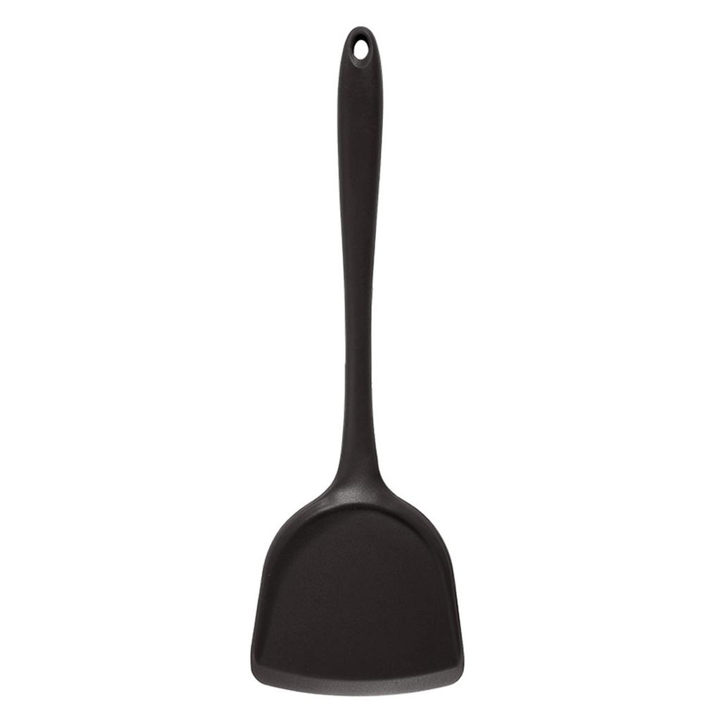 Silikon Spatula Isıya Dayanıklı Yapışmaz Mutfak Pişirme Spatulası Rahat Saplı Tencere