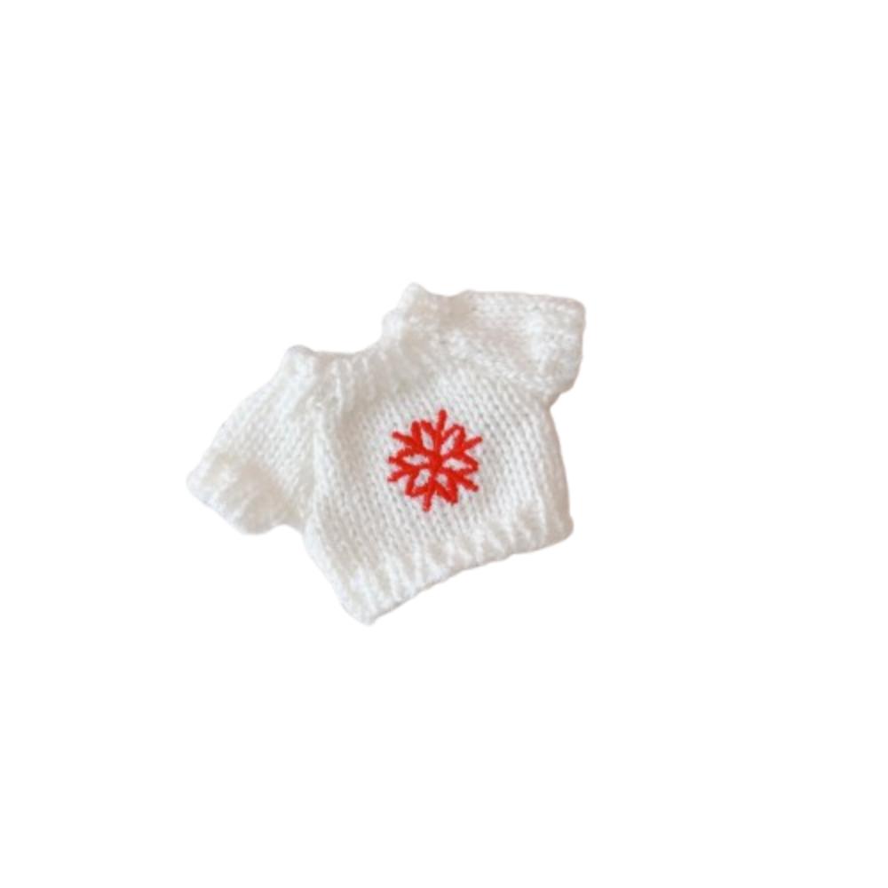 

1 set Christmas Hat Sitting Party Labubu Doll Clothes 17cm Plush Doll s Clothes Girl Gift Style 5