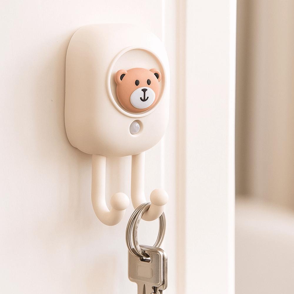 Automatic Intelligent Sensing Go Out Reminder Plastic Key Hook Smart Voice Reminder  Forget Keys