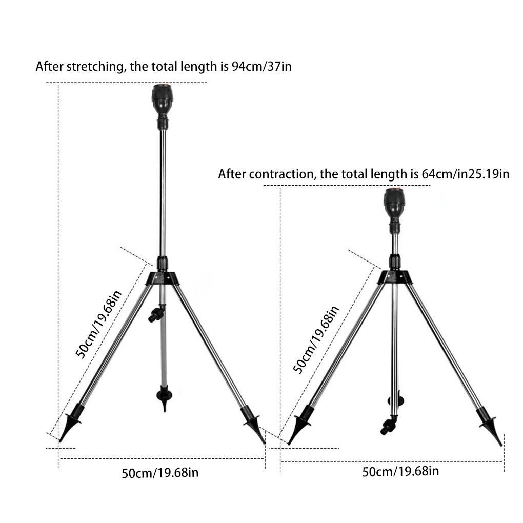 Система полива сада Автоматическая вращающаяся насадка-дождеватель Универсальный штатив для полива газона Домашнего двора Сельскохозяйственного угодья