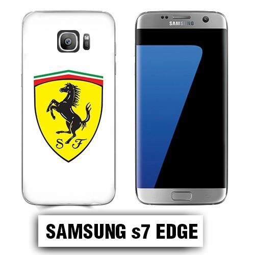 Coque Samsung S7 Edge Logo Ferrari Scuderia