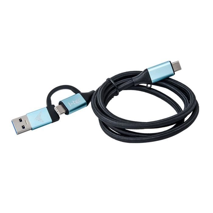 USB-C To USB-C Cable – I-Tec – 100 W – Integrated Adapter