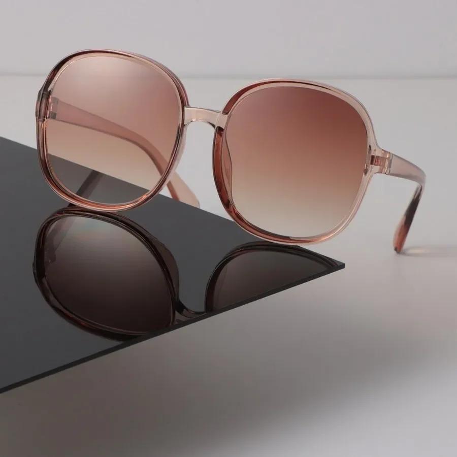 Módní kulaté sluneční brýle Dámské Pánské Retro Luxusní Minimalistické Stylové Brýle Neformální Osobnost