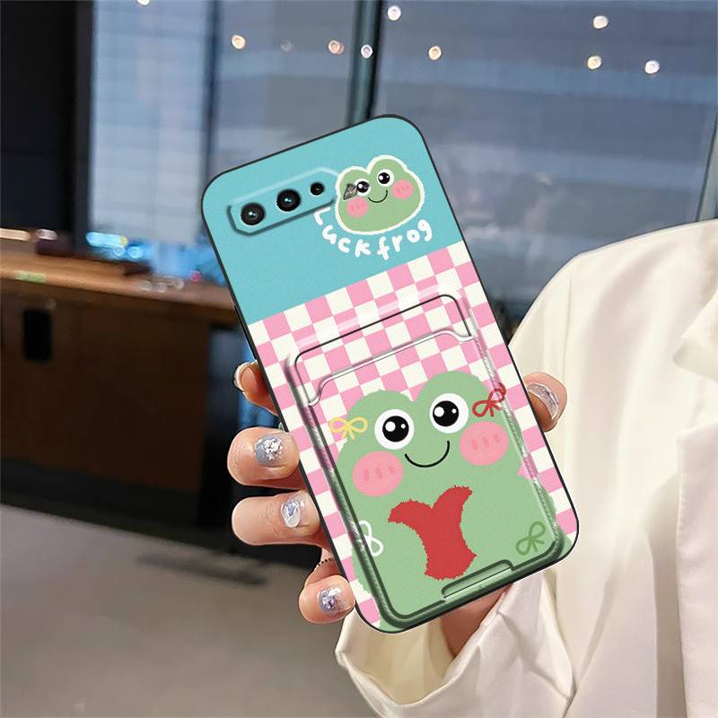 Graffiti Cute Phone Case For Asus ROG Phone5/5S/5Pro/5UltimateZS673KS Shockproof Cover Durable TPU Anti-knock Card Bag