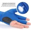 Unisex Three-Finger Billiards Gloves: Lightweight, Breathable, Elastic, Non-Slip Design; Exposed Fingers; Hand Protection for Pool.