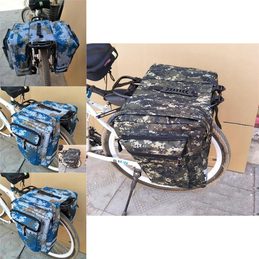 Camouflage Hinterer Fahrradgepäckträger Sitz Satteltasche Radfahren Fahrradtasche Hecktasche Pack