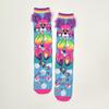 1 paire de chaussettes pour enfants de couleur cartoon élégantes, chaussettes montantes à la mode tridimensionnelles pour filles, adaptées à toutes les saisons